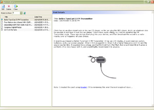 BlogJet recent posts window