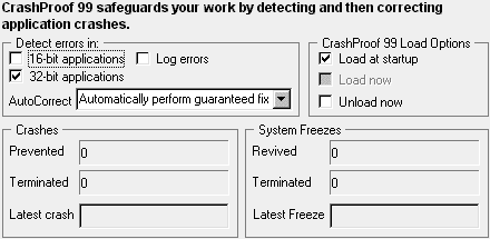 Fit-It Utilities 99 CrashProof 99 Screen Shot