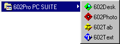 602Pro PC Suite list of programs
